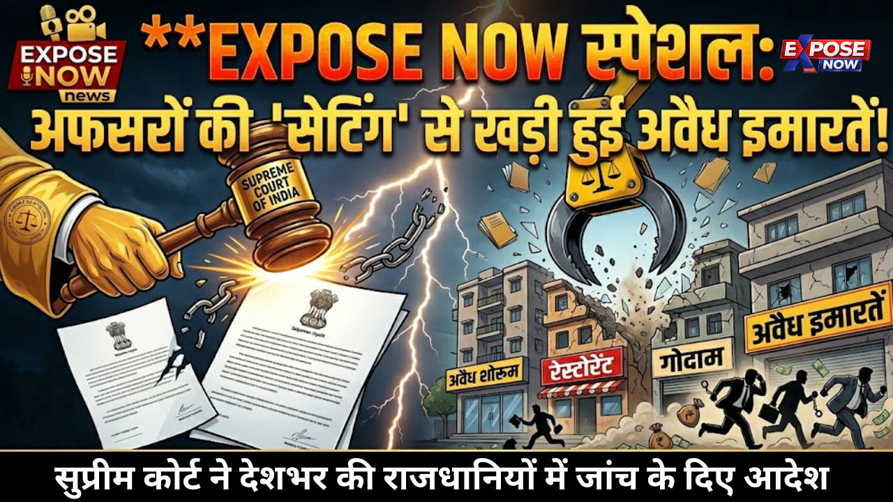 Expose Sign EXPOSE NOW स्पेशल: अफसरों की 'सेटिंग' से खड़ी हुईं अवैध इमारतें ...